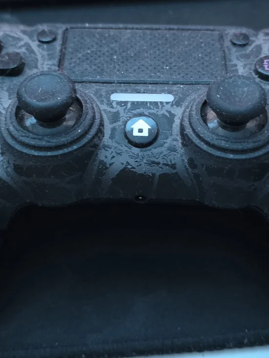 Sony Black & Gray Patterned Rgb Wireless Controller - Picture 2 of 4